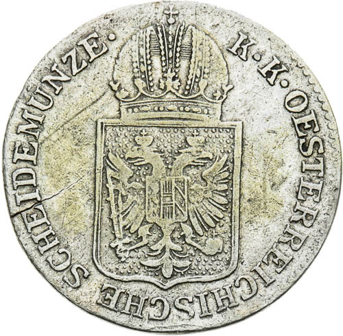 6 Krejcar 1849 - avers