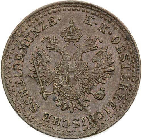 2 Krejcar 1851 - avers