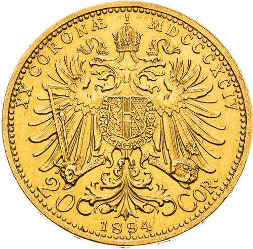 20 Korona 1894 - reverz