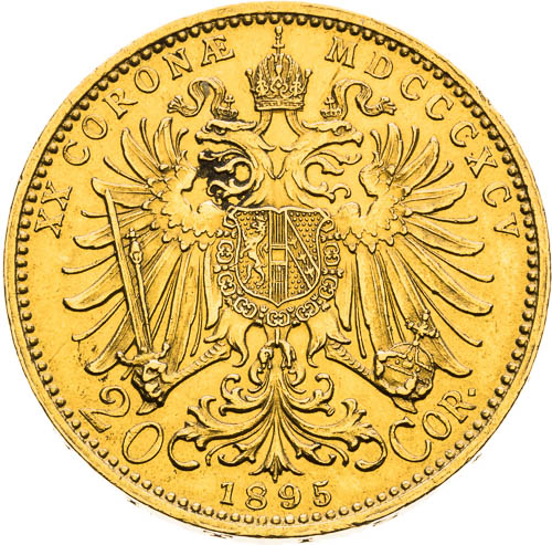20 Korona 1895 - reverz