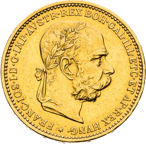 20 Korona 1896 - averz