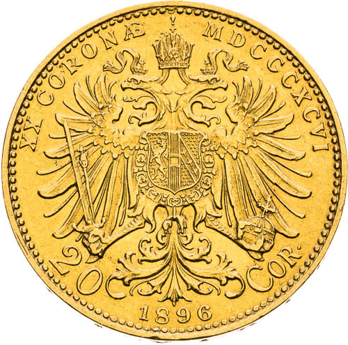 20 Korona 1896 - reverz