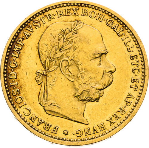20 Korona 1896 - averz