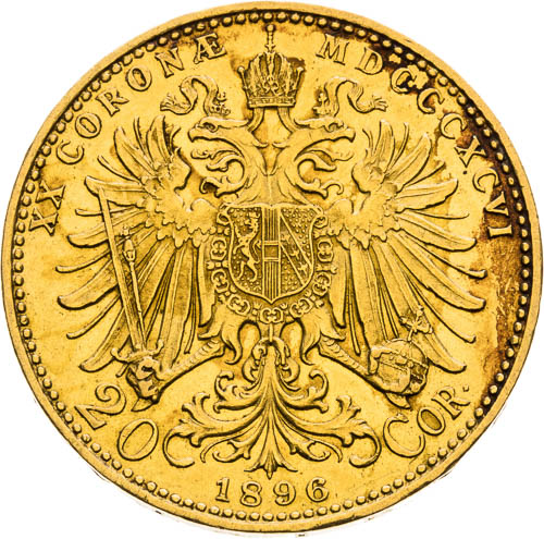 20 Korona 1896 - reverz