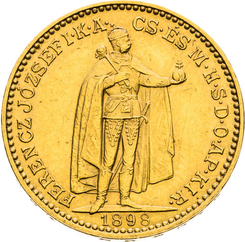 20 Korona 1898 - averz