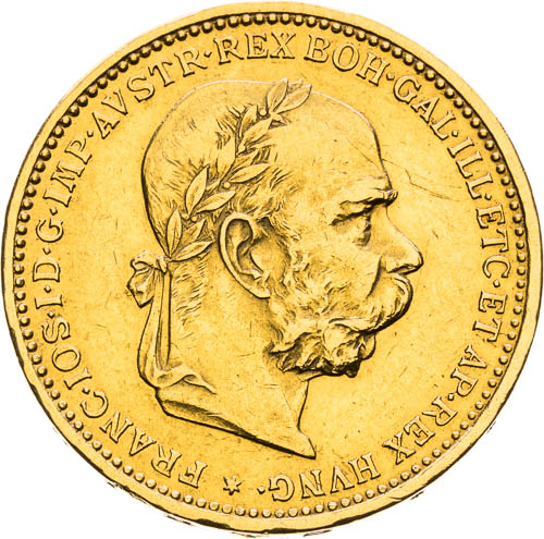 20 Korona 1899 - averz