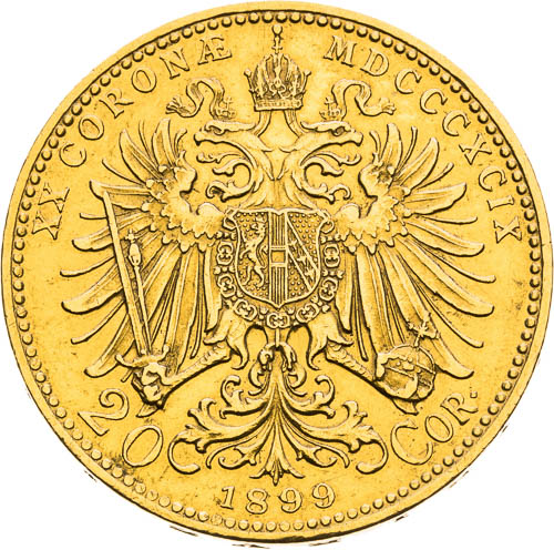 20 Korona 1899 - reverz