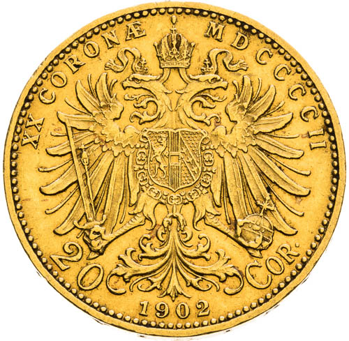 20 Korona 1902 - revers