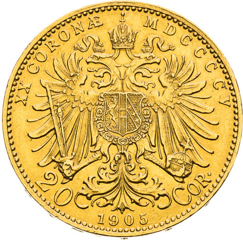 20 Korona 1905 - revers