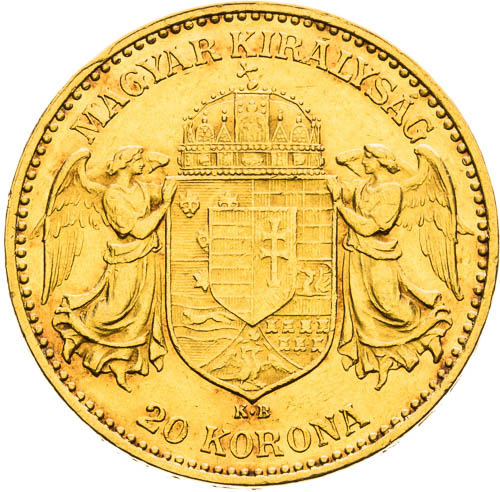 20 Korona 1908 - revers