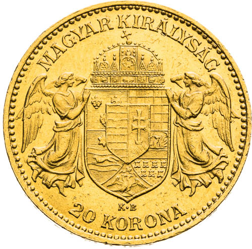 20 Korona 1908 - revers