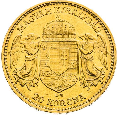 20 Korona 1909 - revers