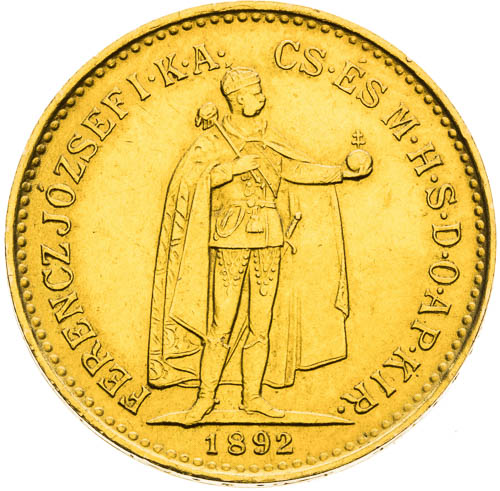 10 Korona 1892 - avers