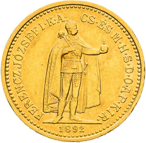 10 Korona 1892 - avers