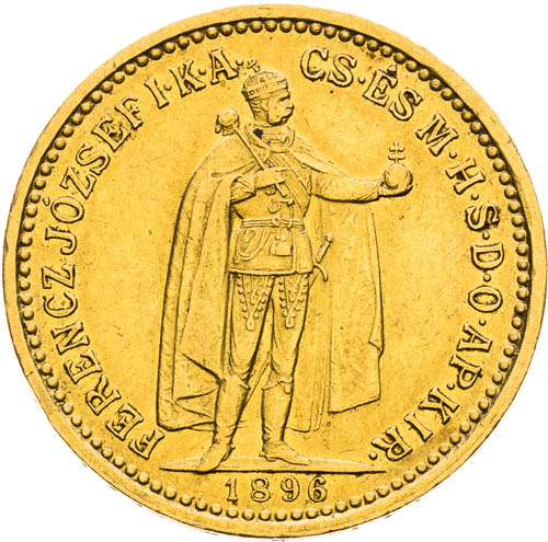 10 Korona 1896 - avers