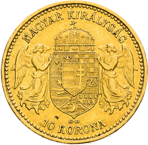 10 Korona 1896 - revers