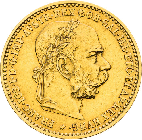 10 Korona 1896 - avers