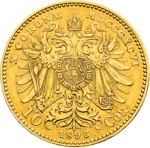 10 Korona 1896 - revers