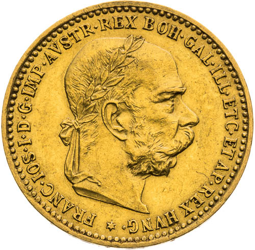 10 Korona 1896 - avers