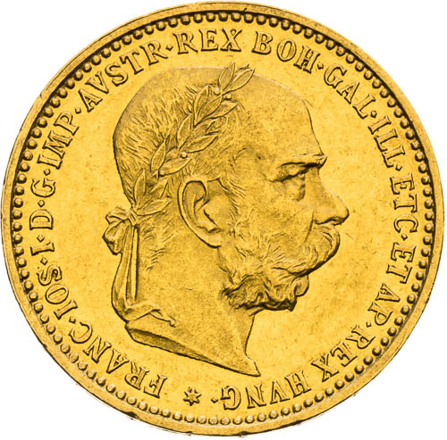 10 Korona 1896 - avers