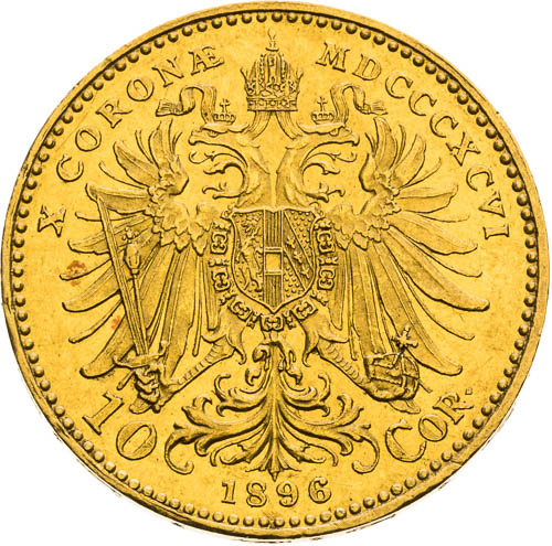 10 Korona 1896 - revers