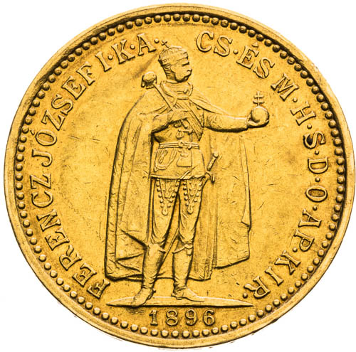 10 Korona 1896 - avers