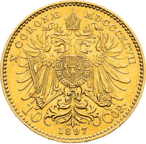 10 Korona 1897 - revers