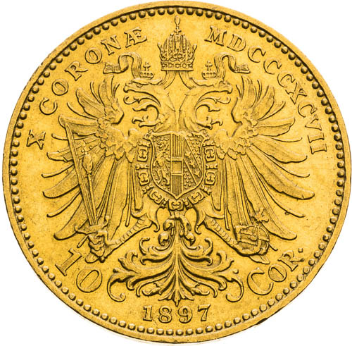 10 Korona 1897 - revers