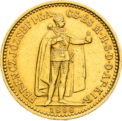 10 Korona 1898 - avers