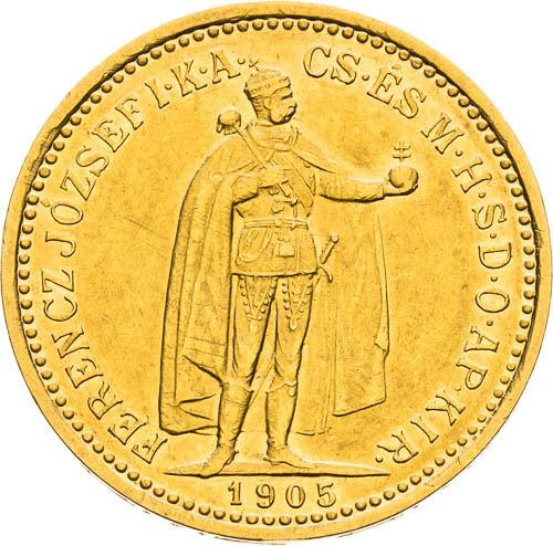 10 Korona 1905 - avers