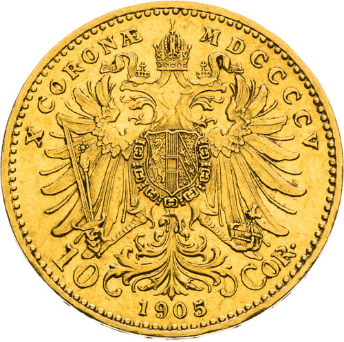 10 Korona 1905 - revers