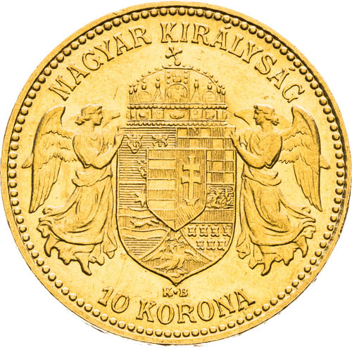 10 Korona 1908 - revers