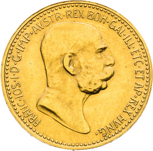 10 Korona 1908 - avers