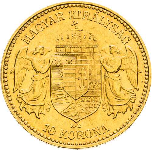 10 Korona 1908 - revers