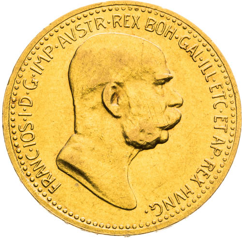 10 Korona 1908 - avers