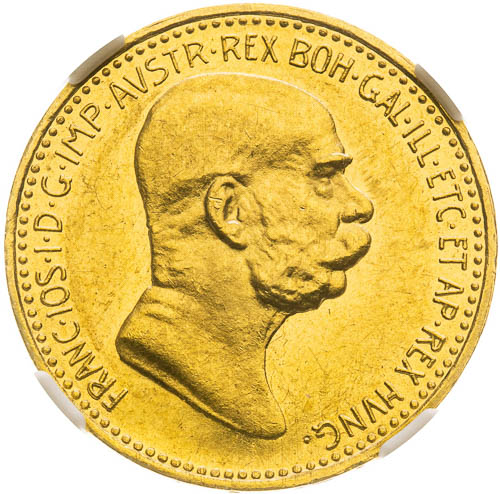 10 Korona 1908 - avers