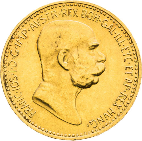 10 Korona 1908 - avers