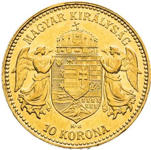 10 Korona 1908 - revers
