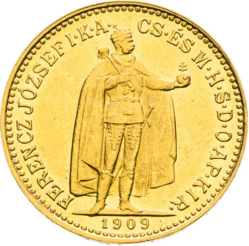 10 Korona 1909 - avers