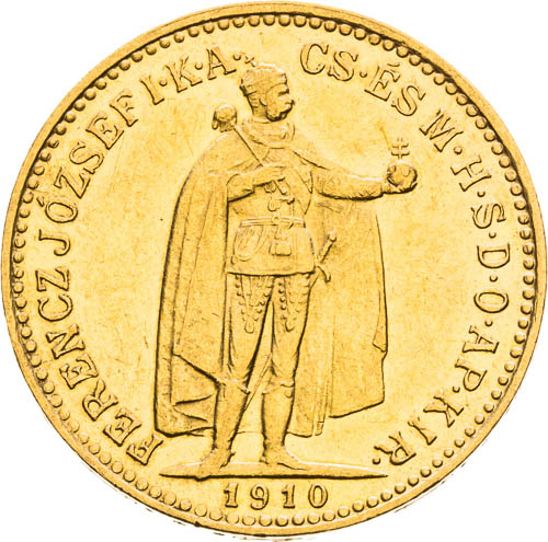 10 Korona 1910 - avers