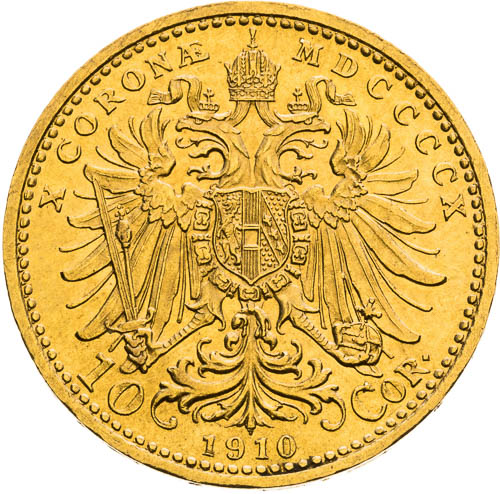 10 Korona 1910 - revers