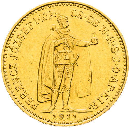 10 Korona 1911 - avers