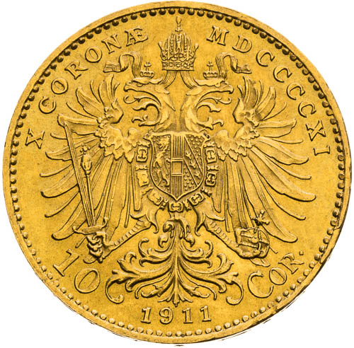 10 Korona 1911 - revers