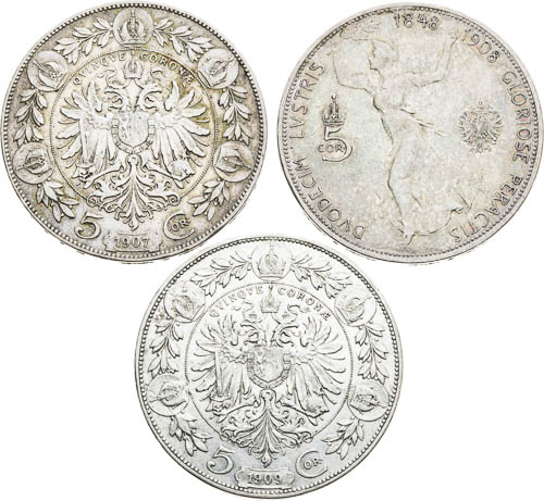 5 Korona (3 ks) - avers