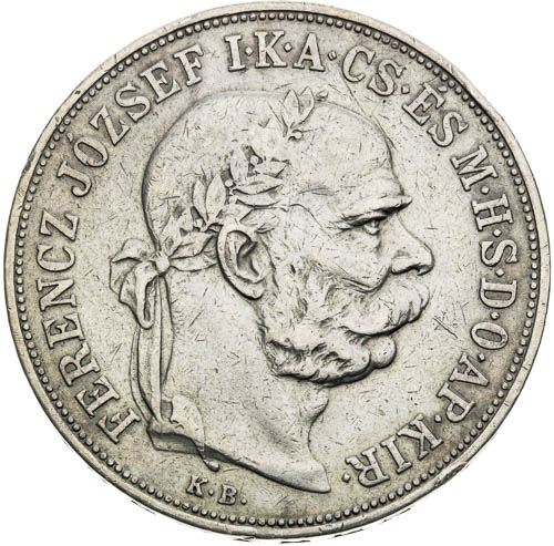 5 Korona 1900 - avers