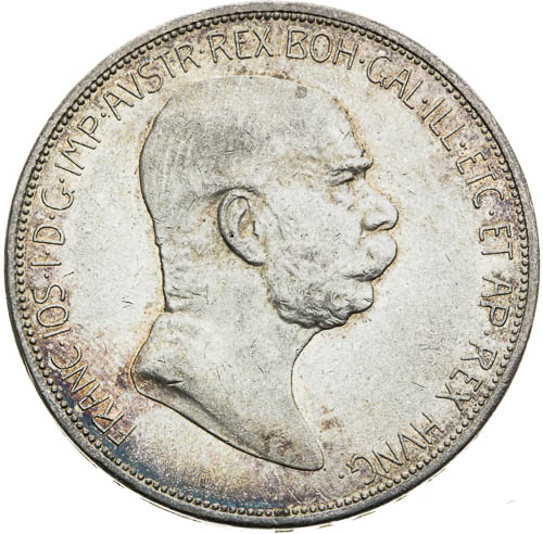 5 Korona 1909 - avers