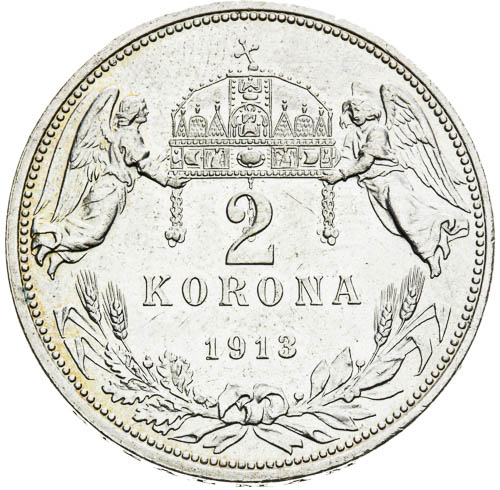 2 Korona 1913 - revers