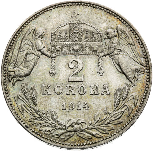 2 Korona 1914 - revers