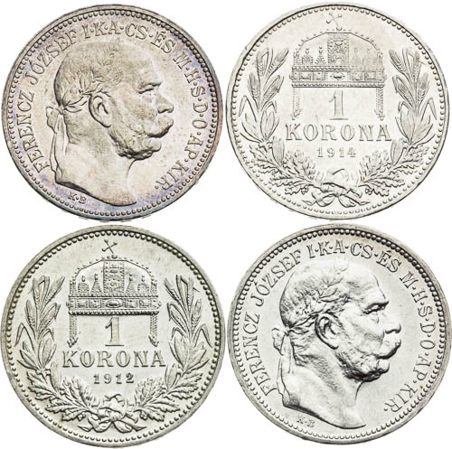 Korona (4 ks) - avers