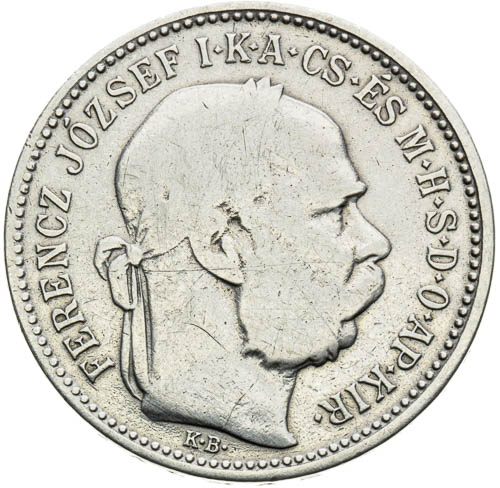 Korona 1892 - avers